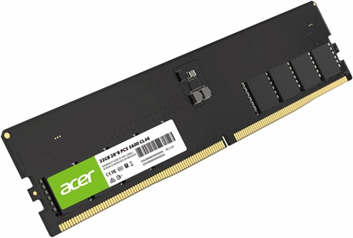 Acer 32GB UD200  DDR5 PC5-5600Mhz Ram for Desktop BL.9BWWA.427 Acer 32GB UD200  DDR5 PC5-5600Mhz Ram for Desktop BL.9BWWA.427